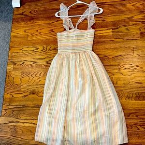 Madewell Rainbow Striped dress